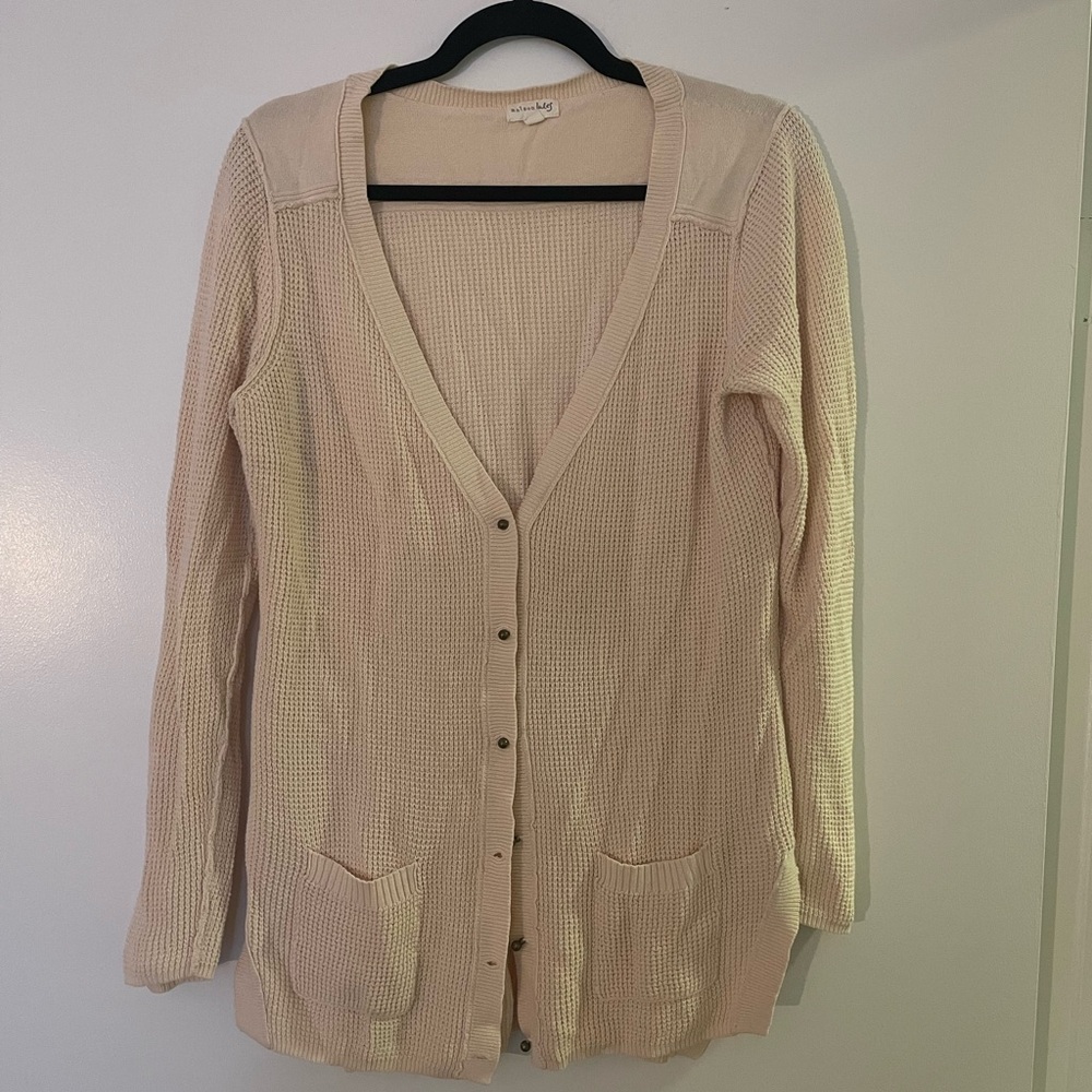 Oversized Cotton Cardigan